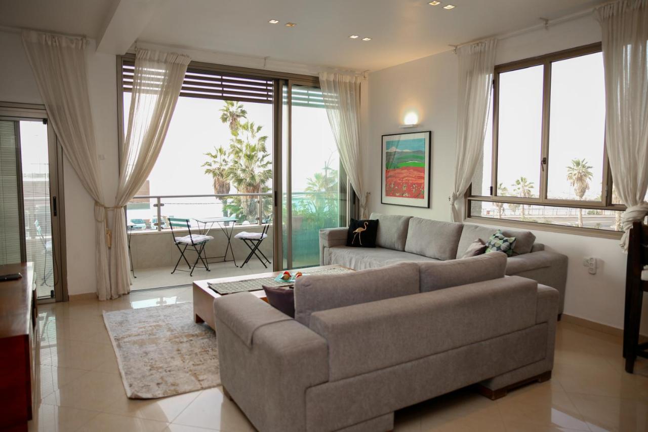 Sea View Apartment Prime Location On The Beach Tel Aviv Exterior foto